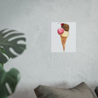 Watercolor Cone 3