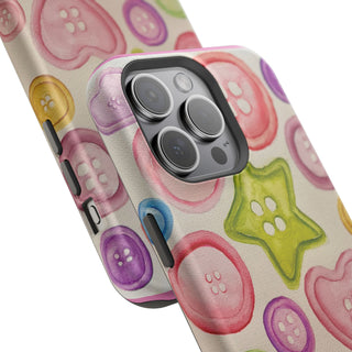 Betsy Mae Buttons Magnetic Tough Phone Case