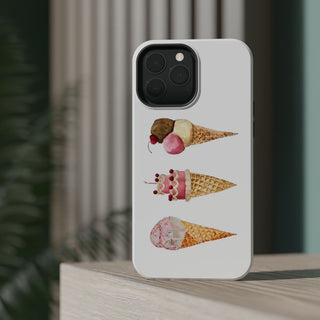 Watercolor Cone Magnetic Tough Phone Case