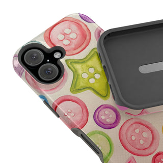 Betsy Mae Buttons Magnetic Tough Phone Case
