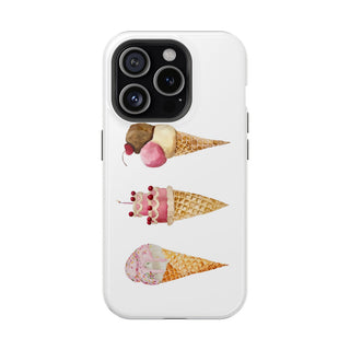 Watercolor Cone Magnetic Tough Phone Case