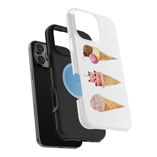 Watercolor Cone Magnetic Tough Phone Case