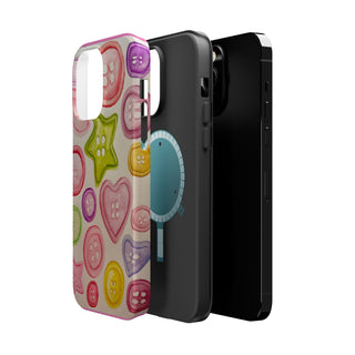 Betsy Mae Buttons Magnetic Tough Phone Case