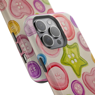 Betsy Mae Buttons Magnetic Tough Phone Case