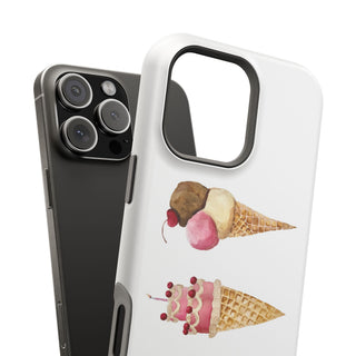 Watercolor Cone Magnetic Tough Phone Case