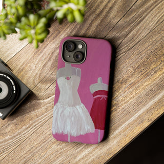 Pretty Pink Dresses Tough Phone Case