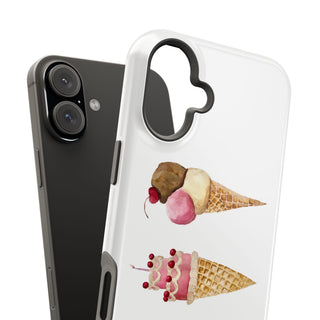 Watercolor Cone Magnetic Tough Phone Case