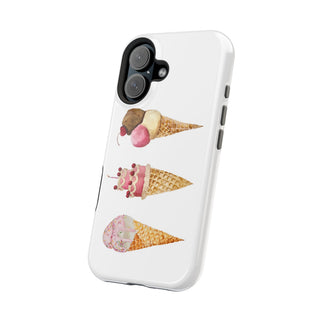 Watercolor Cone Magnetic Tough Phone Case