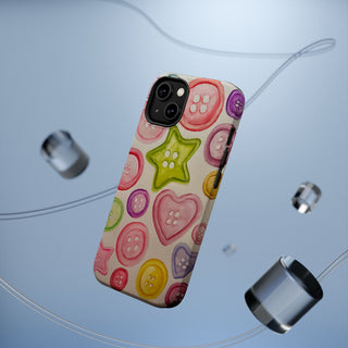 Betsy Mae Buttons Magnetic Tough Phone Case