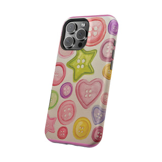 Betsy Mae Buttons Magnetic Tough Phone Case