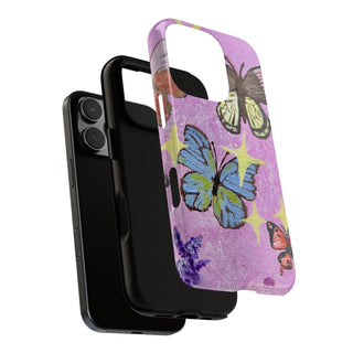 Butterflies and Glitter Princess Tough Phone Case
