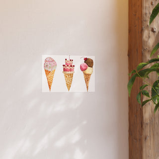 Watercolor Cone Series