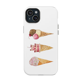 Watercolor Cone Magnetic Tough Phone Case