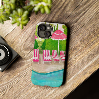 Poolside Tough Phone Case