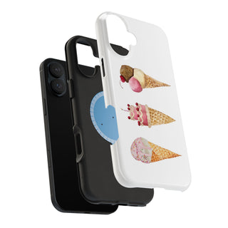 Watercolor Cone Magnetic Tough Phone Case