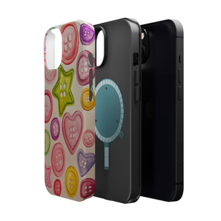 Betsy Mae Buttons Magnetic Tough Phone Case
