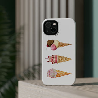 Watercolor Cone Magnetic Tough Phone Case
