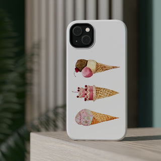 Watercolor Cone Magnetic Tough Phone Case