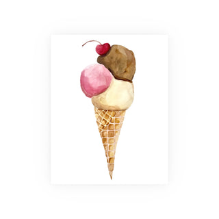 Watercolor Cone 3