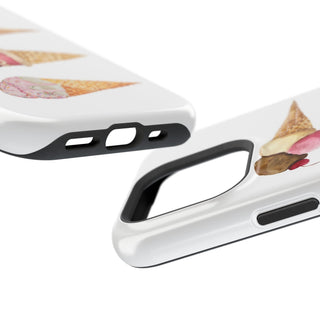 Watercolor Cone Magnetic Tough Phone Case