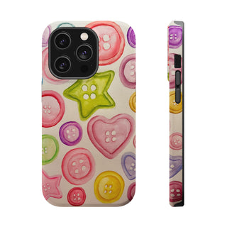 Betsy Mae Buttons Magnetic Tough Phone Case