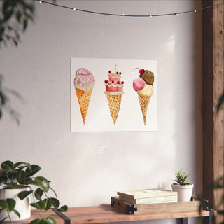 Watercolor Cone Series