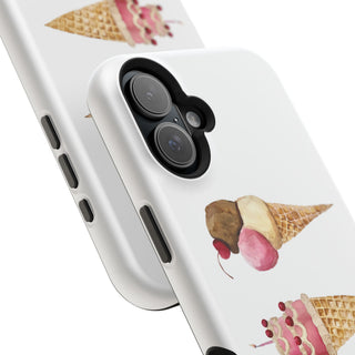 Watercolor Cone Magnetic Tough Phone Case
