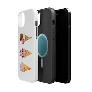 Watercolor Cone Magnetic Tough Phone Case