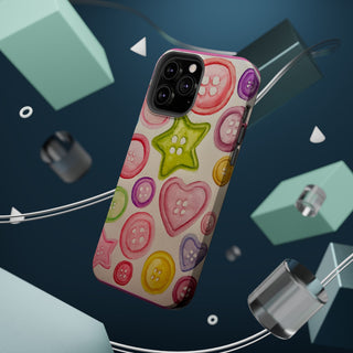Betsy Mae Buttons Magnetic Tough Phone Case
