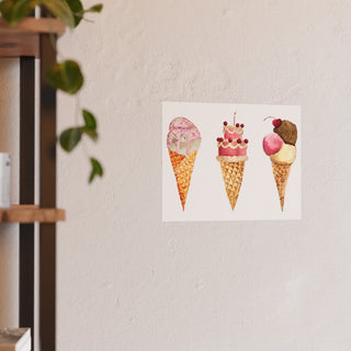 Watercolor Cone Series