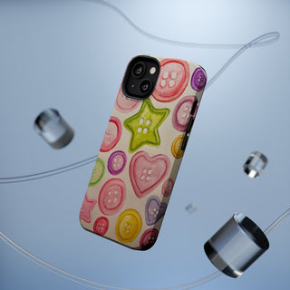 Betsy Mae Buttons Magnetic Tough Phone Case