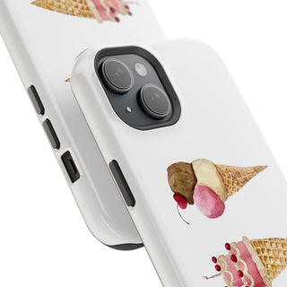Watercolor Cone Magnetic Tough Phone Case