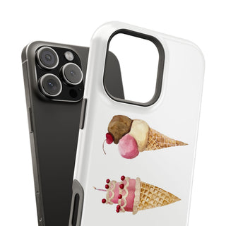 Watercolor Cone Magnetic Tough Phone Case