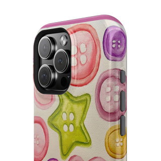 Betsy Mae Buttons Magnetic Tough Phone Case