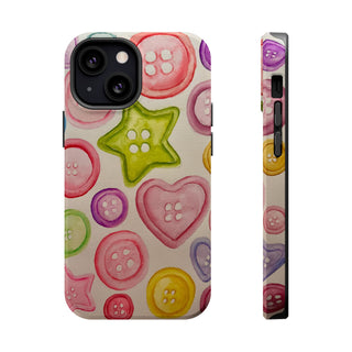 Betsy Mae Buttons Magnetic Tough Phone Case