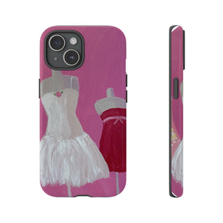 Pretty Pink Dresses Tough Phone Case