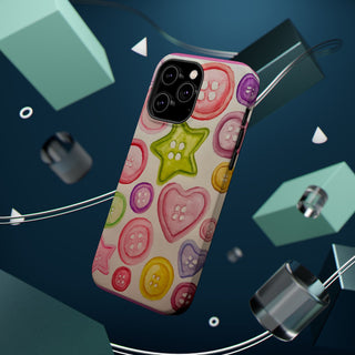 Betsy Mae Buttons Magnetic Tough Phone Case