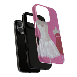 Pretty Pink Dresses Tough Phone Case