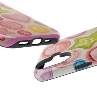 Betsy Mae Buttons Magnetic Tough Phone Case