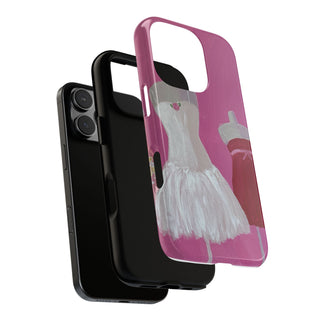 Pretty Pink Dresses Tough Phone Case