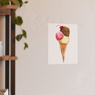 Watercolor Cone 3