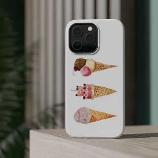 Watercolor Cone Magnetic Tough Phone Case