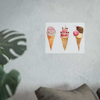 Watercolor Cone Series