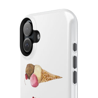 Watercolor Cone Magnetic Tough Phone Case