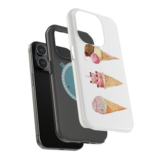 Watercolor Cone Magnetic Tough Phone Case