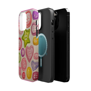 Betsy Mae Buttons Magnetic Tough Phone Case