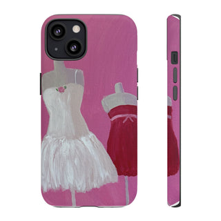 Pretty Pink Dresses Tough Phone Case