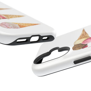 Watercolor Cone Magnetic Tough Phone Case