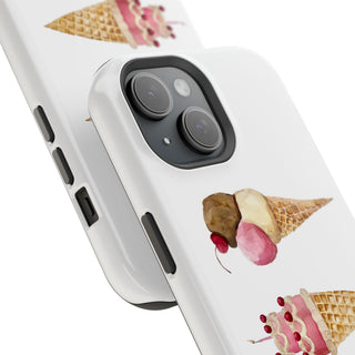 Watercolor Cone Magnetic Tough Phone Case