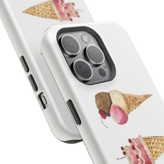 Watercolor Cone Magnetic Tough Phone Case